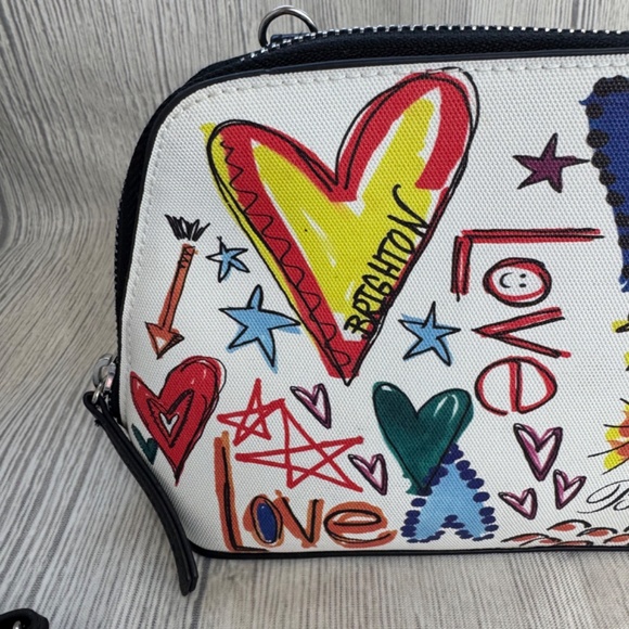 Brighton Colorful Love and Heart Crossbody Bag - Picture 5 of 6